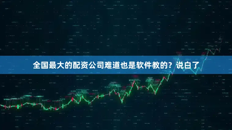 全国最大的配资公司难道也是软件教的？说白了