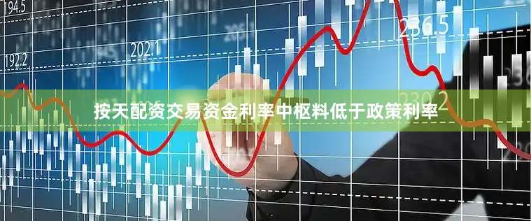 按天配资交易资金利率中枢料低于政策利率