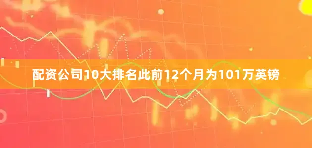 配资公司10大排名此前12个月为101万英镑